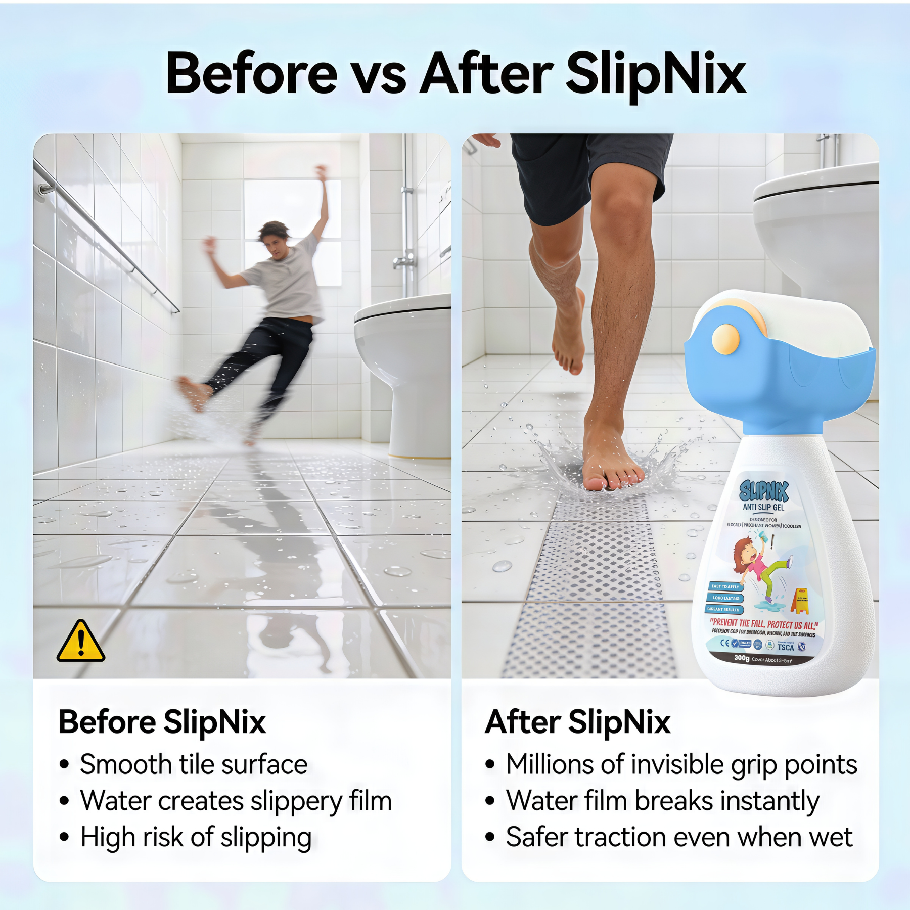 SlipNix Anti-Slip Gel: Reliable Safety for Every Step