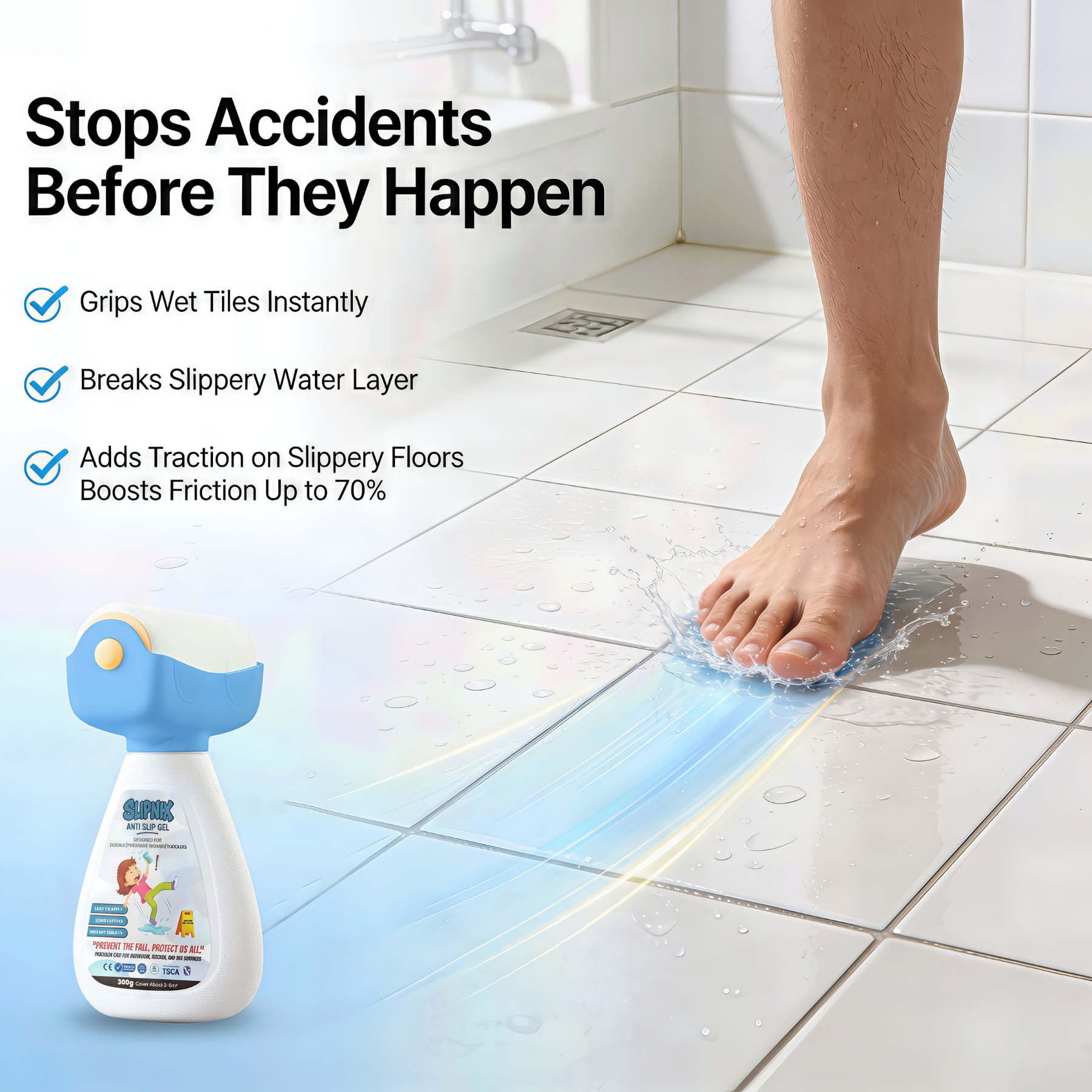SlipNix Anti-Slip Gel: Reliable Safety for Every Step
