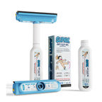 Anti slip gel floor protection kit with bottles, applicator, and packaging for wet floors