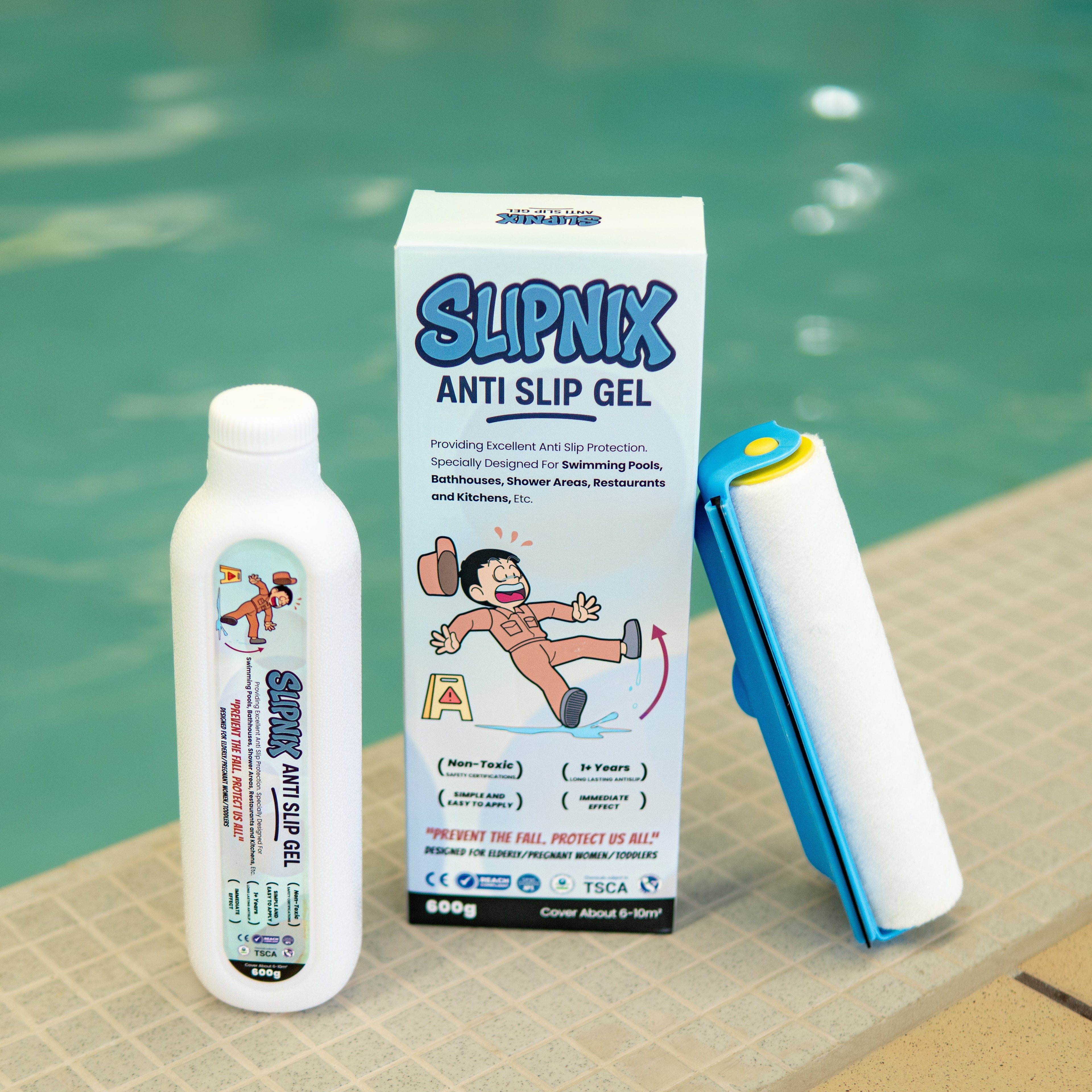 SlipNix 600g Anti-Slip Gel: Trusted Protection for Medium Spaces